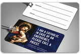 Catholic ID Luggage Tag
