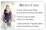 Regina Caeli Prayer Card