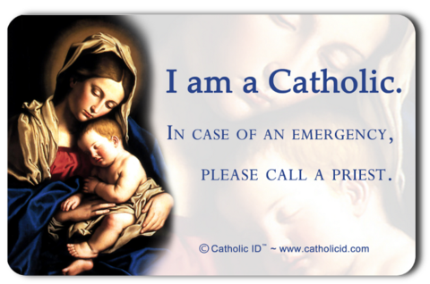Military Catholic ID Card (Donation to the military)