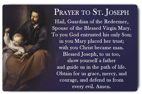 St. Joseph Prayer Card