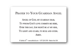 St. Michael the Archangel Card with Guardian Angel Prayer