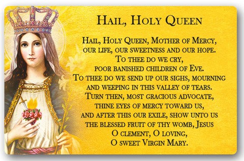 Hail, Holy Queen Prayer (Salve Regina)