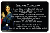 Spiritual Communion Card