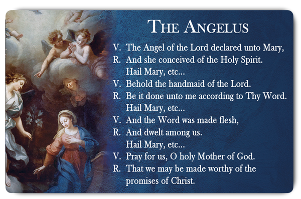 New Liturgical Movement: An Anglo-Catholic Prayer Card of the Angelus