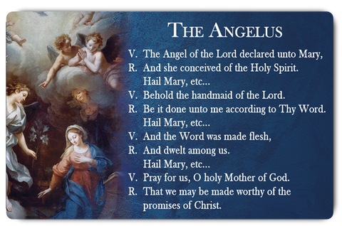 Angelus Prayer Card